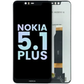 LCD Assembly Without Frame For Nokia 5.1 Plus (Genuine OEM) (Black)