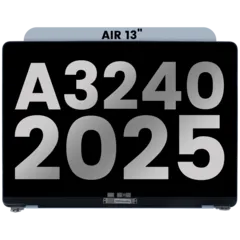 Complete LCD Display Assembly For MacBook Air 13" A3240 (2025) (Used OEM Pull: Grade B) (Sky Blue)