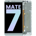 LCD Assembly With Frame For Huawei Mate 7 (2014) (Genuine OEM) (White)