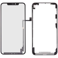 4 in 1 Short Flex (Digitizer Touch With Glass + OCA + Frame Pre-installed) For iPhone 11 Pro Max (OCA Master)