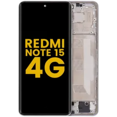 OLED Assembly With Frame For Xiaomi Redmi Note 15 4G (Refurbished) (Forest Green)
