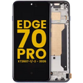 OLED Assembly With Frame For Motorola Edge 70 Pro (XT2607-1/-2 / 2026) (Refurbished) (Titan)