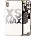 Back Housing W/ Small Components Pre-Installed For iPhone XS Max (Used OEM Pull: Grade B) (Silver)