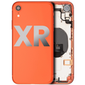 Back Housing W/ Small Components Pre-Installed For iPhone XR (Used OEM Pull: Grade A) (Coral)
