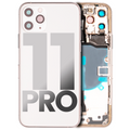 Back Housing W/ Small Components Pre-Installed For iPhone 11 Pro (Used OEM Pull: Grade A) (Silver)