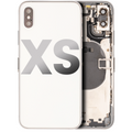 Back Housing W/ Small Components Pre-Installed For iPhone XS (Used OEM Pull: Grade C) (Silver)