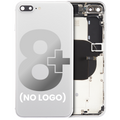 Back Housing With Small Components Pre-Installed For iPhone 8 Plus (No Logo) (Aftermarket Plus) (Silver)