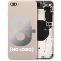 Back Housing With Small Components Pre-Installed For iPhone 8 Plus (No Logo) (Aftermarket Plus) (Gold)