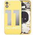 Back Housing W/ Small Components Pre-Installed For iPhone 11 (No Logo) (Aftermarket Plus) (Yellow)