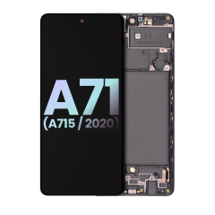OLED Assembly With Frame For Samsung Galaxy A71 (A715 / 2020) (Service Pack) (All Colors)