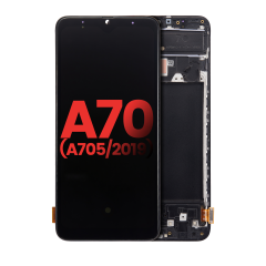 OLED Assembly With Frame For Samsung Galaxy A70 (A705 / 2019) (6.33") (Aftermarket Plus) (All Colors)