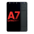 OLED Assembly With Frame For Samsung Galaxy A7 (A750 / 2018) (Aftermarket Plus) (Black)