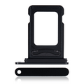 Dual Sim Card Tray For iPhone 15 / 15 Plus (Black)