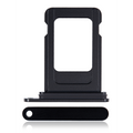 Single Sim Card Tray For iPhone 15 / 15 Plus (Black)