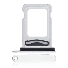 Dual Sim Card Tray For iPhone 13 Pro / 13 Pro Max (Silver)