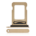 Dual Sim Card Tray For iPhone 14 Pro / 14 Pro Max (Gold)