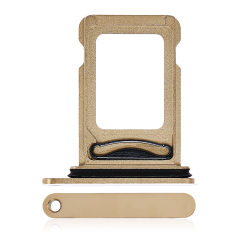 Dual Sim Card Tray For iPhone 14 Pro / 14 Pro Max (Gold)