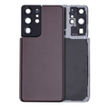 Back Cover Glass With Camera Lens For Samsung Galaxy S21 Ultra (Service Pack) (Phantom Brown)