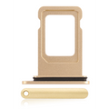 Dual Sim Card Tray For iPhone XR (Yellow)