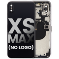 Back Housing With Small Components Pre-Installed For iPhone XS Max (No Logo) (Aftermarket Plus) (Space Gray)