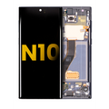 OLED Assembly With Frame For Samsung Galaxy Note 10 (Refurbished) (Aura Black)