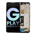 LCD Assembly With Frame For Motorola Moto G Play (XT2271 / 2023) (Genuine OEM) (Deep Indigo)