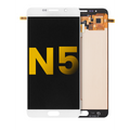 OLED Assembly Without Frame For Samsung Galaxy Note 5 (Refurbished) (White Pearl)
