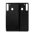 Back Cover Glass For Samsung Galaxy A21 (A215 / 2020) (Service Pack) (Black)