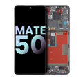 OLED Assembly With Frame For Huawei Mate 50 (Genuine OEM) (Black)