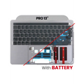 Top Case with Battery and Keyboard (ANSI US) For MacBook Air 13" A1369 (2010) (Used OEM Pull: Grade A)