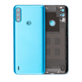Back cover Glass For Motorola Moto E7 Power (XT2097-6 / 2021) (Tahiti Blue)