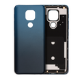 Back cover Glass For Motorola Moto E7 Plus (XT2081 / 2020) (Navy Blue)