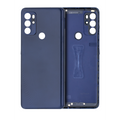 Back cover Glass For Motorola Moto G60S (XT2133 / 2021) (Blue)
