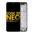 OLED Assembly With Frame For Motorola Edge 30 Neo (XT2245-1 / 2022) (Refurbished) (Black Onyx)