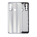 Back cover Glass For Motorola Moto G60 (XT2135 / 2021) (Silver)