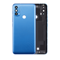 Back cover Glass For Motorola Moto E30 (XT2158-6 / 2021) (Digital Blue)