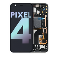 OLED Assembly With Frame For Google Pixel 4 (Genuine OEM) (Oh So Orange Power Button)