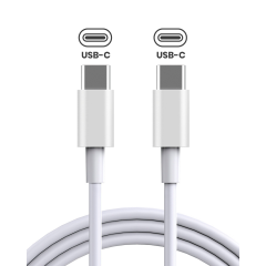 USB-C to C Cable For iPhone / iPad (1 m / 3 ft) (OEM Grade A) (Bulk Packaging) (50 Pack)