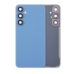 Back Cover Glass With Camera Lens For Samsung Galaxy S23 FE 5G (Aftermarket Plus) (Indigo)