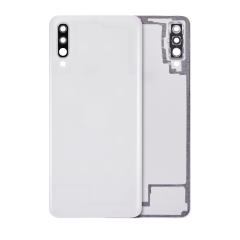 Back Cover Glass For Samsung Galaxy A70 (A705 / 2019) (Aftermarket Plus) (White)