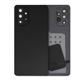 Back Cover Glass With Camera Lens For Samsung Galaxy A52s (A528 / 2021) (Service Pack) (Awesome Black)