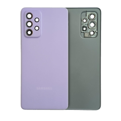 Back Cover Glass With Camera Lens For Samsung Galaxy A52 5G (A526 / 2021) (Service Pack) (Awesome Violet)
