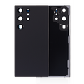 Back Cover Glass With Camera Lens For Samsung Galaxy S23 Ultra (Service Pack) (Phantom Black)