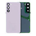 Back Cover Glass With Camera Lens For Samsung Galaxy S23 Plus (Service Pack) (Lavender)