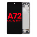 OLED Assembly With Frame For Samsung Galaxy A72 (A725 / 2021) (Aftermarket Plus) (Awesome Violet)