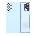 Back Cover Glass With Camera Lens For Samsung Galaxy A53 5G (A536 / 2022) (Service Pack) (Blue)