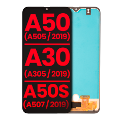 OLED Assembly Without Frame (With Finger Print Sensor) For Samsung Galaxy A50 (A505 / 2019) / A30 (A305 / 2019) / A50s (A507 / 2019) (All Models) (Aftermarket Plus) (All Colors)