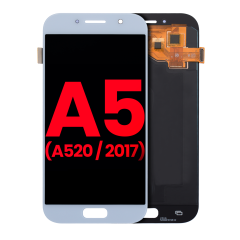 OLED Assembly Without Frame For Samsung Galaxy A5 (A520 / 2017) (Aftermarket Plus) (Blue Mist)