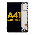 OLED Assembly With Frame For Samsung Galaxy A41 (A415 / 2020) (Refurbished) (Prism Crush Black)