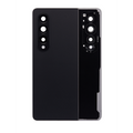 Back Cover Glass With Camera Lens For Samsung Galaxy Z Fold 4 (Service Pack) (Phantom Black)